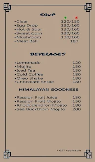 Darjeeling Steamers menu 5