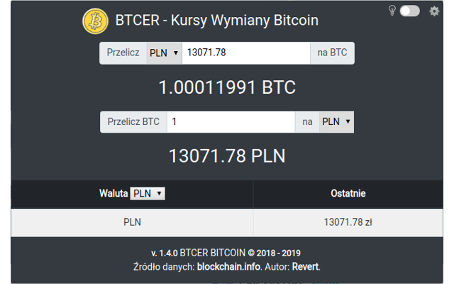 BTCER - Bitcoin Exchange Rates Preview image 4