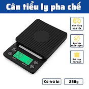 Cân Pha Cà Phê Tiểu Ly Điện Tử Mini Cafe Rang Xay Espresso Định Lượng 0.1G - 5Kg Độ Chính Xác Cao Làm Bánh Nhà Bếp