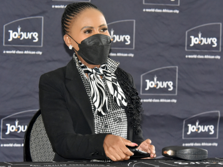 Johannesburg mayor Mpho Phalatse says the failure of political parties to secure an outright majority in the local government elections was a 'gift' she hoped Desmond Tutu had prayed for. File picture.