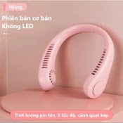 Có Sẵn Quạt Đeo Cổ Mini Không Cánh Tích Điện Siêu Hot Sạc Usb Không Thông Minh, Quạt Gió Siêu Mạnh