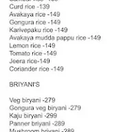 UDHAY BHOJANASHALA menu 1