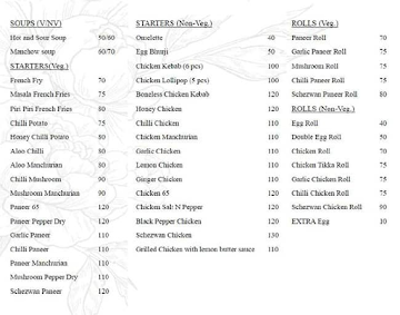 Food Box Cafe menu 