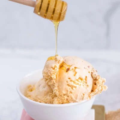 Honey Nut Crunch Ice Cream