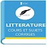 Littérature cours et sujets corrigés 1.9