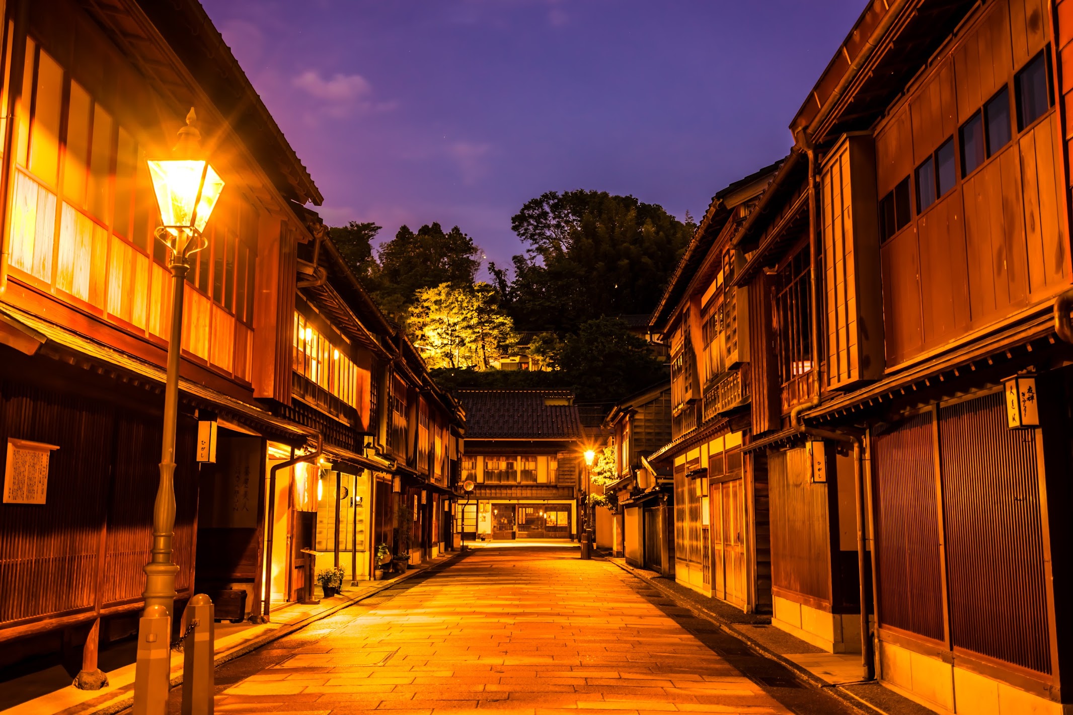 Kanazawa Higashi Chaya District Light-up2