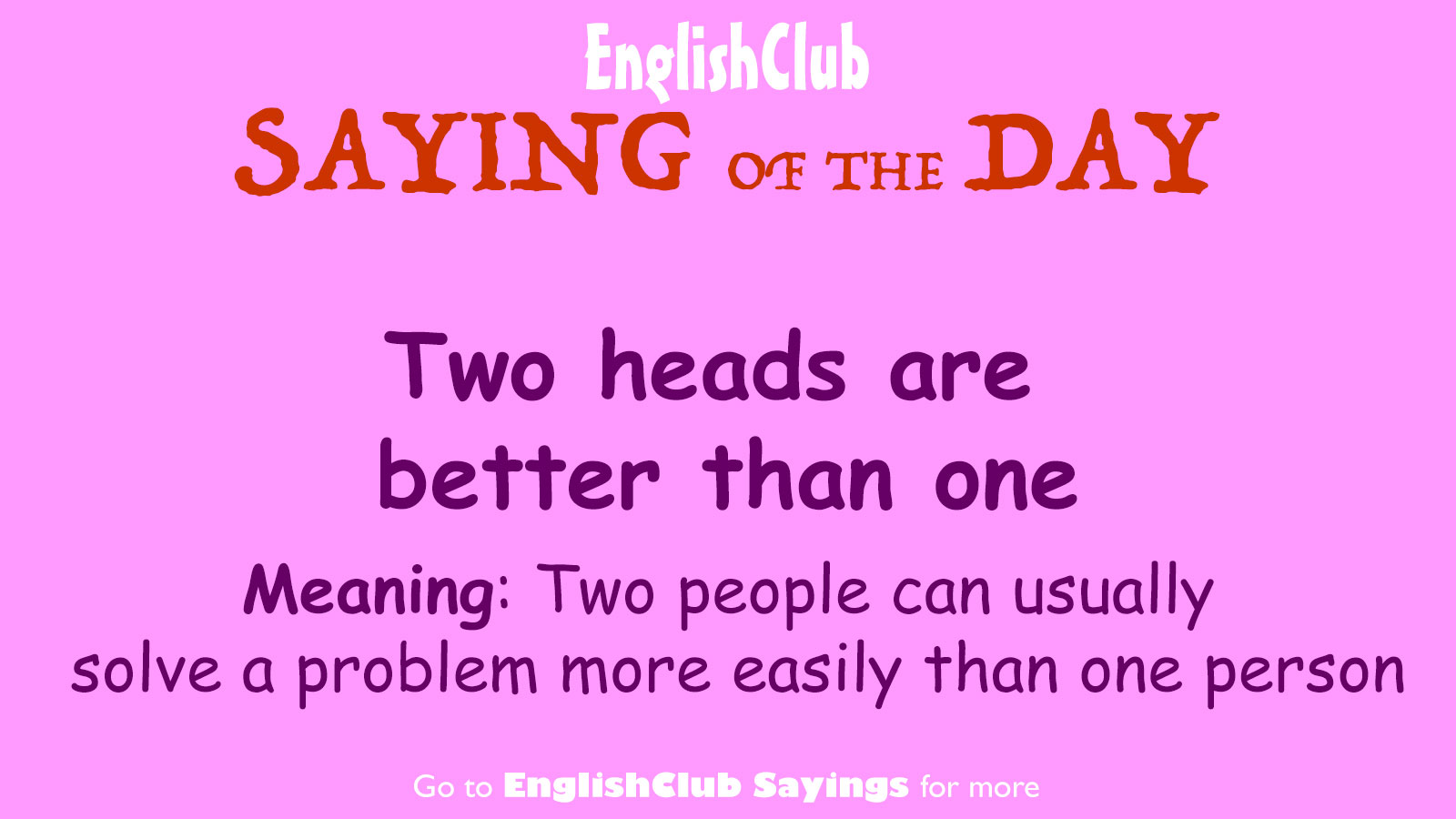 Idiom of the day: Now you are talking. Meaning: Now you are saying