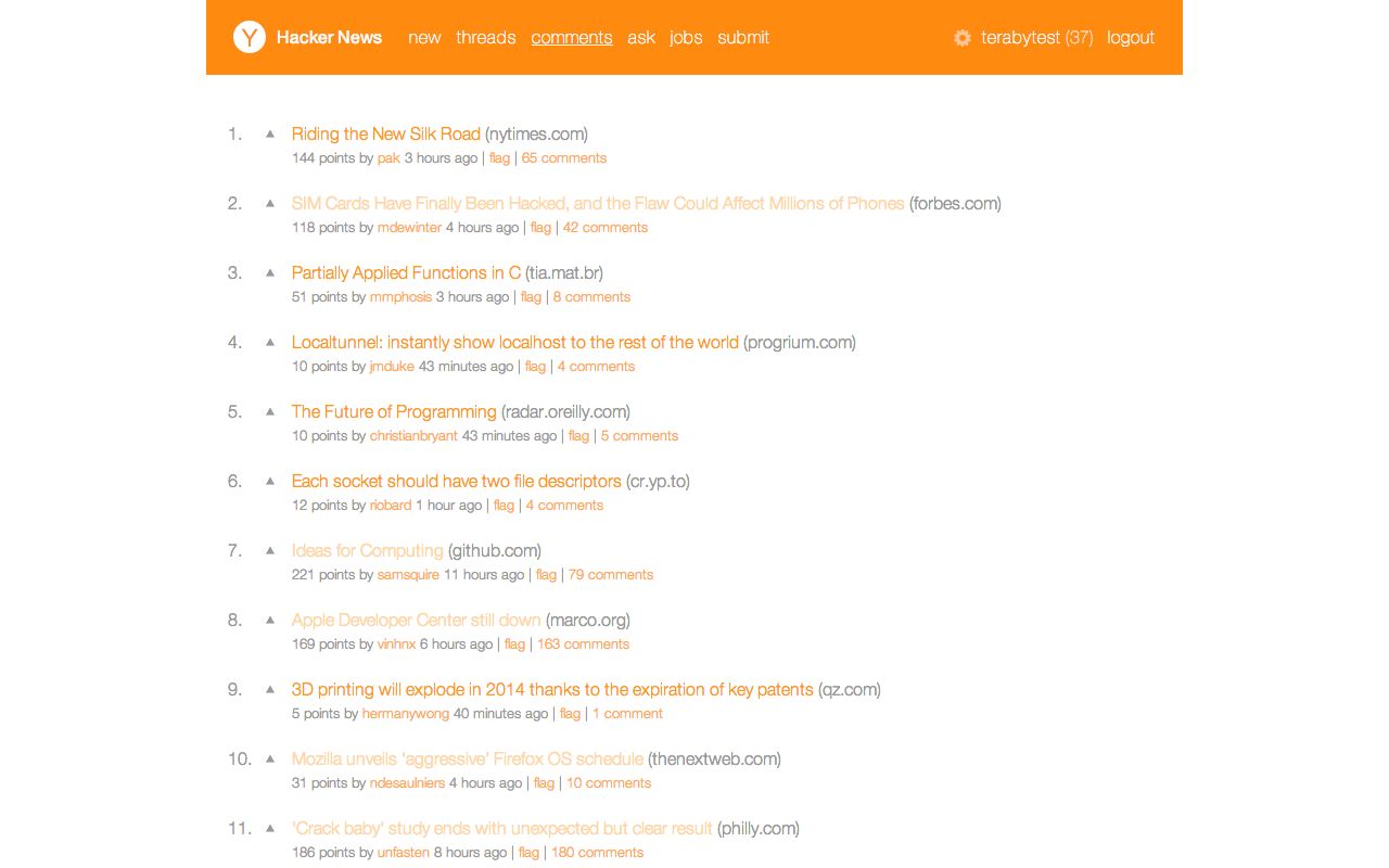 HN Special - An addition to Hacker News Preview image 3