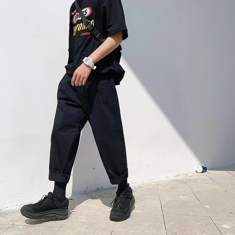 Loose straight harem pants