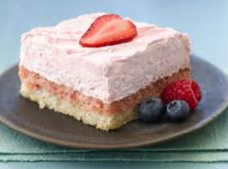 Strawberry Cream Squares