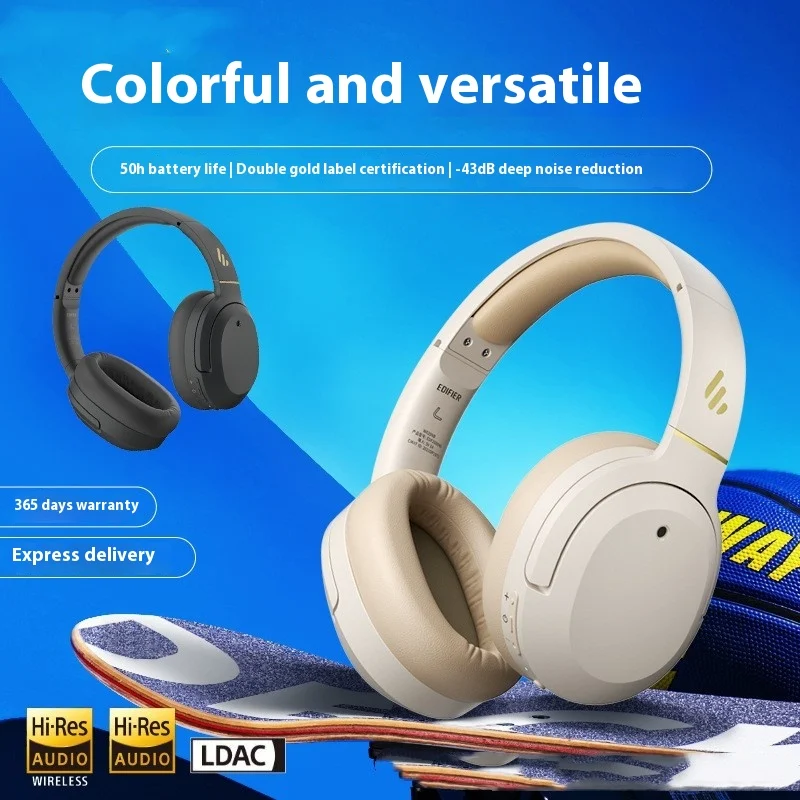 Double Gold Standard Active Noise Reduction Bluetooth Headset delivers immersive audio, blocking distractions for clear 