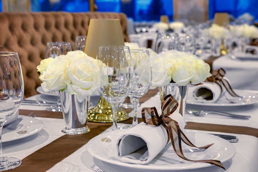 You'll find elegant flourishes in the formal dining room Baroque Restaurant on S.S. Maria Theresa.