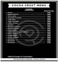 Cocoa Crust menu 2