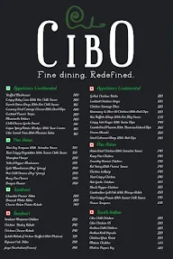 Cibo - Fine Dining Redefined menu 2