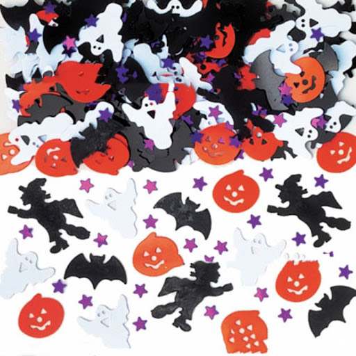 Title 2, Halloween Party Confetti Create a spooky atmosp...