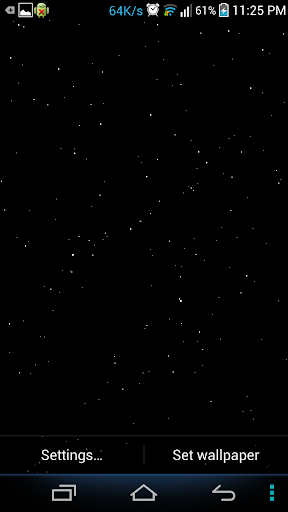 Sky Night Stars Live Wallpaper