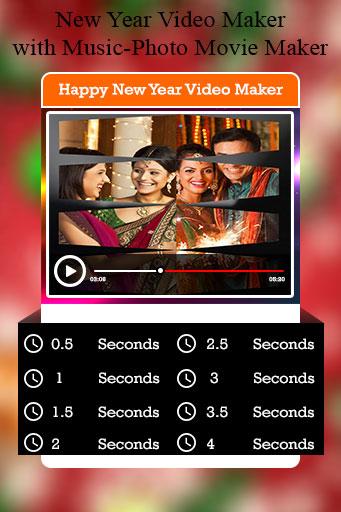 New Year Video Maker with Music-Photo Movie Maker