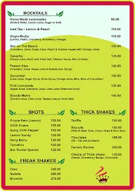 Dessert King menu 1