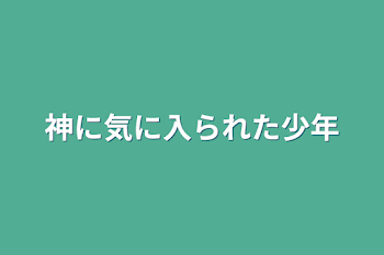 神に気に入られた少年