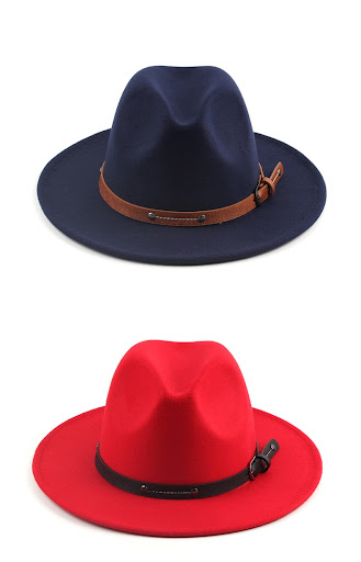 Title 7, Flat Top Jazz Top Hat British Woolen Hat for Me...