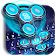 Fidget Spinner Neon Space 3D Keyboard icon