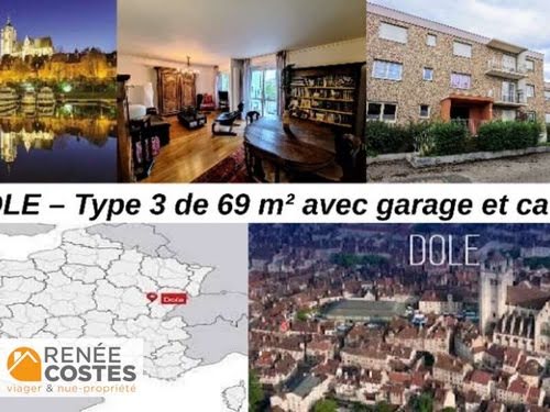 Vente viager 3 pièces 69 m² à Dole (39100), 28 171 €