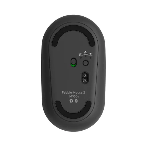 Chuột không dây bluetooth Logitech Pebble M350S (Đen)