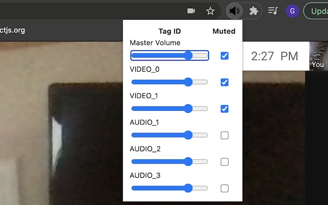 Volume Adjuster chrome extension