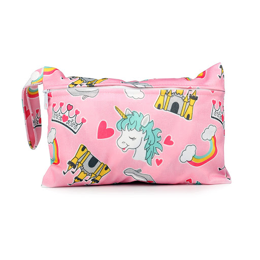 Title 5, Cartoon single zipper storage bag for organizin...