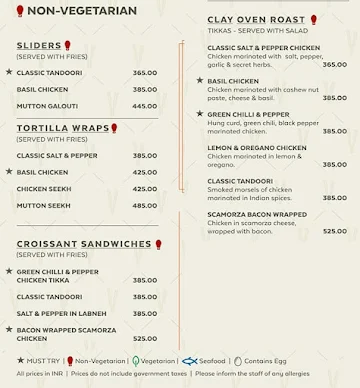 Roasty menu 