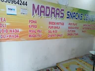 Madras Snacks Center menu 1