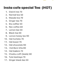 Insta Cafe menu 4