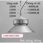 Đèn Led Pha Xưởng Công Nghiệp Ánh Sáng Nhà Máy Đèn Chùm Chiếu Sáng Kho Trần Công Suất 100W - 150W - 200W - 250W Siêu Sáng