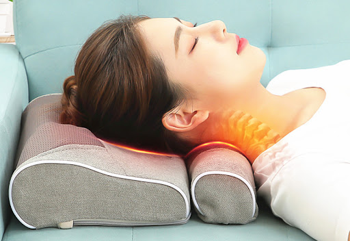 Title 5, Shoulder Cervical Spine Massage Pillow Neck Wai...