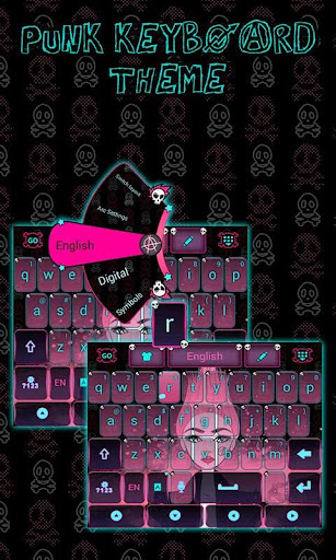 Punk GO Keyboard Theme Emoji