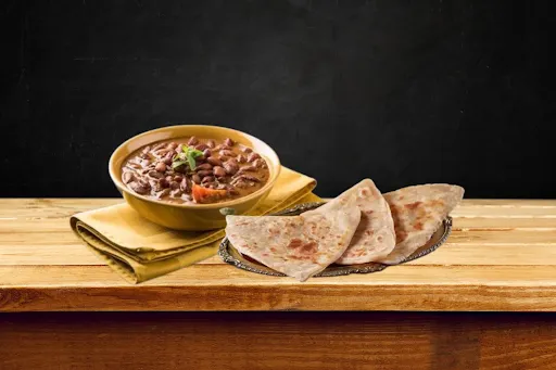 Spicy Rajma Masala With 3 Rajma Paratha Jumbo Meal