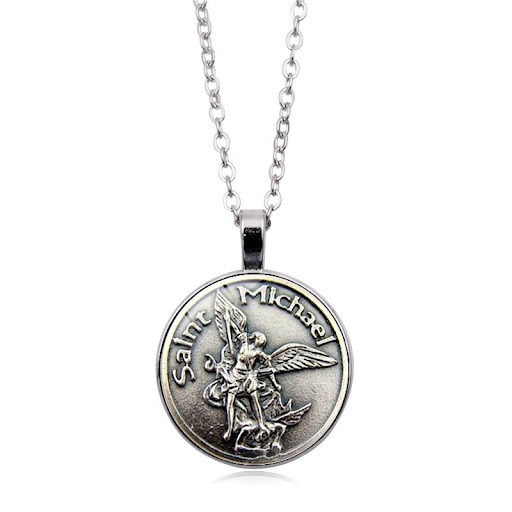 Title 1, Collar de gemas vintage Saint Angel Time, elega...