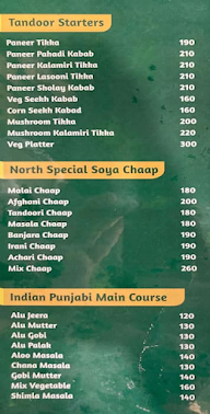 Daya Sagar Veg Resturant menu 1