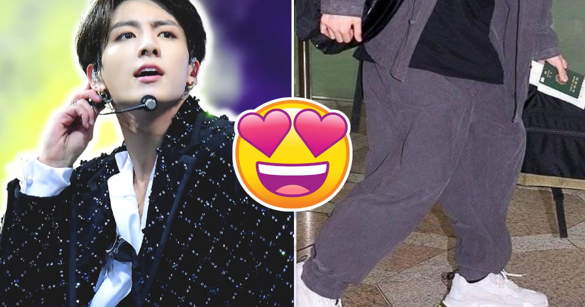 Wide pants & check shirt! BTS JungKook's cute fashion is a hot topic !! -  nomnomkiyow