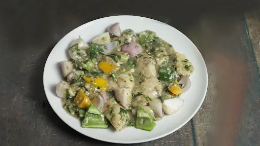 Steamed Fish With Garlic And Coriander