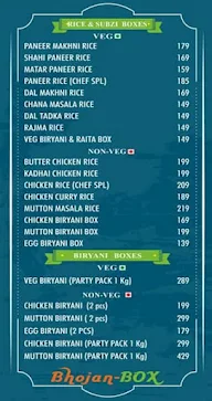 Bhojan Box menu 5