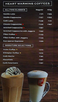 Cafe Coffee Day menu 1