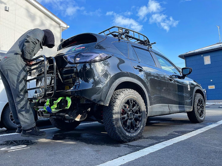 alice_d5さんが投稿したご近所ミーティング・アゲ系・CX-5・様子がおかしい車に関するカスタム事例の投稿画像1枚目
