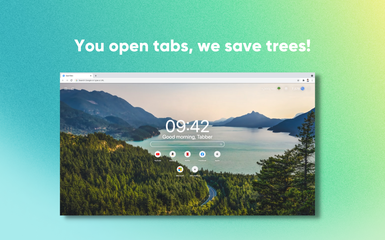 OpenTabs: Save trees by opening new tabs Preview image 3