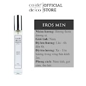 Tinh Dầu Nước Hoa Dạng Xịt Code Deco Eros Men 10Ml, Nam Tính, Gợi Cảm, Thu Hút