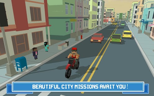  Moto Rider 3D: Blocky City 17 screenshot