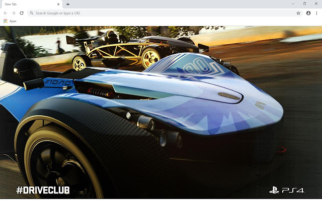 DriveClub Wallpapers and New Tab