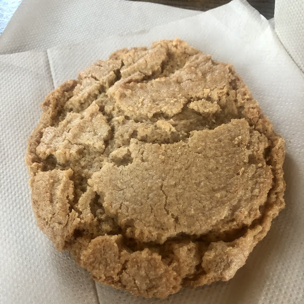 Flourless peanut butter cookie