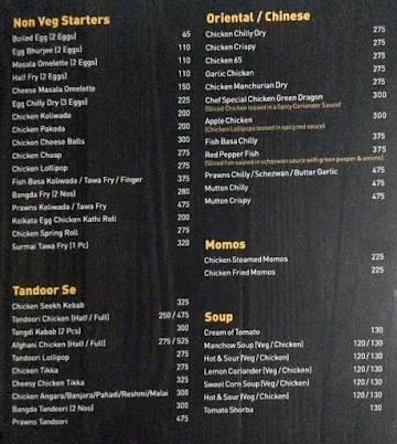 All Time Bar And Restaurant menu 