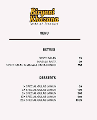 Biryani Khazana menu 2